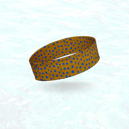 Diadema Raya Moteada Azul