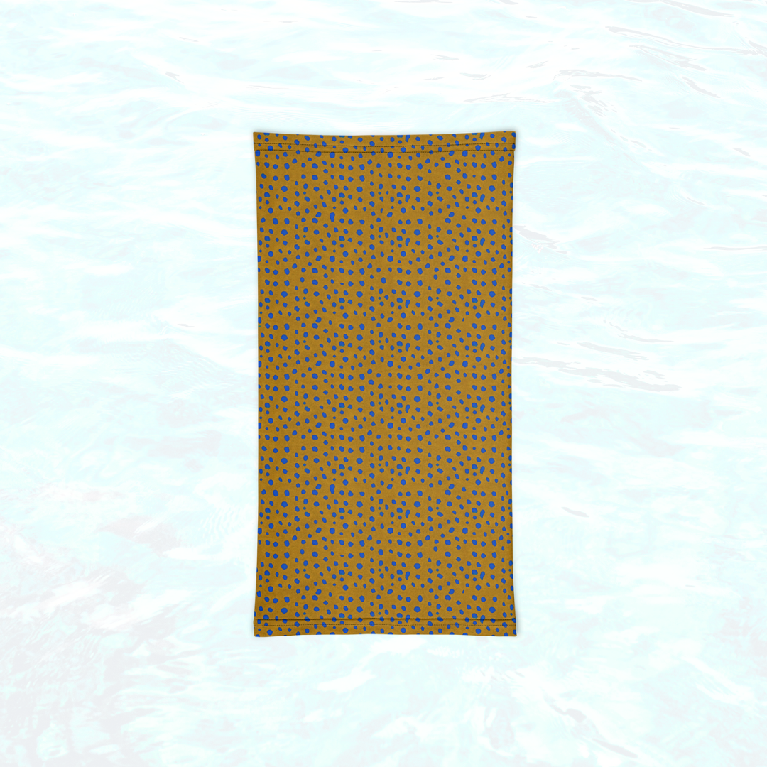 Cinta Raya Moteada Azul