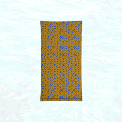 Cinta Raya Moteada Azul